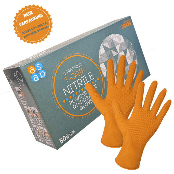 50 x Nitrilhandschuhe SIXGRIP ROBUST